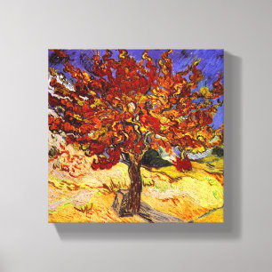 Impressão Em Tela Vincent Van Gogh Mulberry Tree Pintura de Arte fin