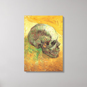 Impressão Em Tela Vincent van Gogh - Natureza Morta com Caveira