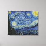 Impressão Em Tela Vincent van Gogh - Noite Estrelada<br><div class="desc">Vincent van Gogh - Starry Night - 1889 - pintura a óleo</div>