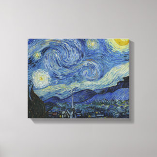 Impressão Em Tela Vincent van Gogh - Noite Estrelada
