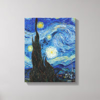 Vincent Van Gogh Noite Estrelada Arte Fina Vintage