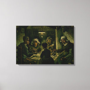 Impressão Em Tela Vincent van Gogh - Os Comedores De Batata