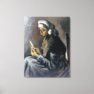 Impressão Em Tela Vincent van Gogh Potato Peeler