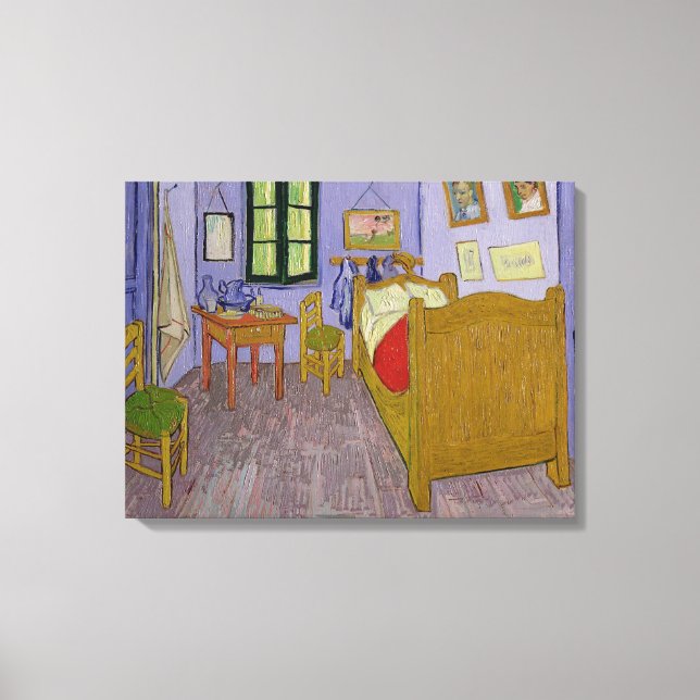 Impressão Em Tela Vincent van Gogh | Quarto de Van Gogh em Arles (Frente)