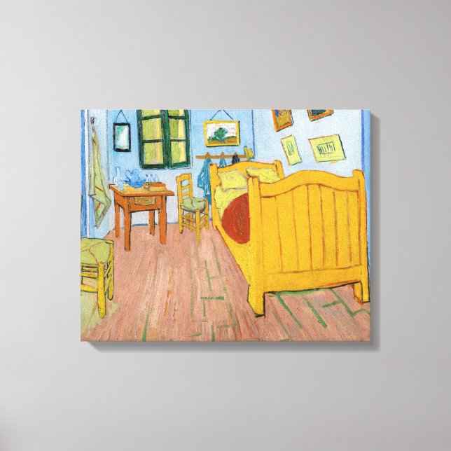 Impressão Em Tela Vincent Van Gogh - Quarto de Vincent em Arles (Frente)