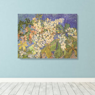 Impressão Em Tela Vincent van Gogh - Ramos de Castanheira em Flor