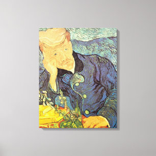 Impressão Em Tela Vincent van Gogh - Retrato do Dr. Gachet
