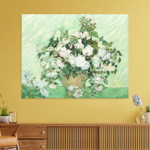 Impressão Em Tela Vincent van Gogh - Rosas