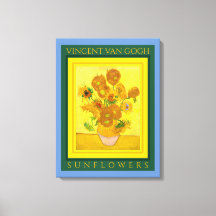 VINCENT VAN GOGH ...SFLOWERS Tela de impressão
