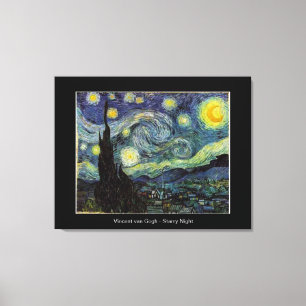 Impressão Em Tela Vincent van Gogh, Starry Night