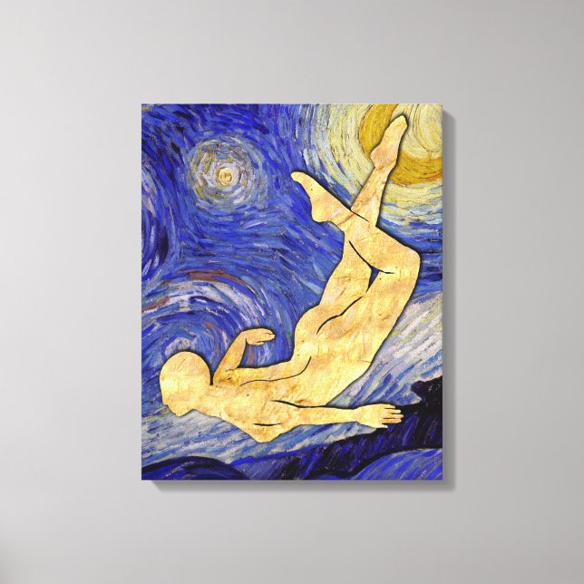 Impressão Em Tela Vincent Van Gogh Starry Night (Frente)