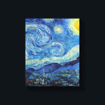 Impressão Em Tela Vincent Van Gogh Starry Night Vintage Fine Art<br><div class="desc">Vincent Van Gogh Starry Night Vintage Fine Art Canvas</div>