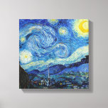 Impressão Em Tela Vincent Van Gogh Starry Night Vintage Fine Art<br><div class="desc">Vincent Van Gogh Starry Night Vintage Fine Art Canvas</div>