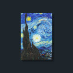 Impressão Em Tela Vincent Van Gogh Starry Night Vintage Fine Art<br><div class="desc">Vincent Van Gogh Starry Night Vintage Fine Art Canvas</div>