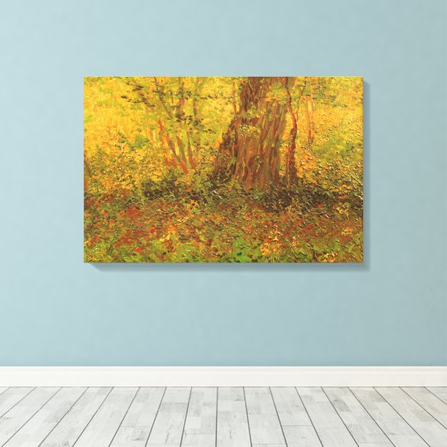 Impressão Em Tela Vincent van Gogh - Sub-bosque (Insitu(piso de madeira))