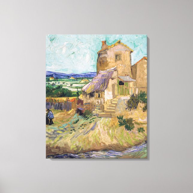 Impressão Em Tela Vincent van Gogh - The Old Mill (Frente)