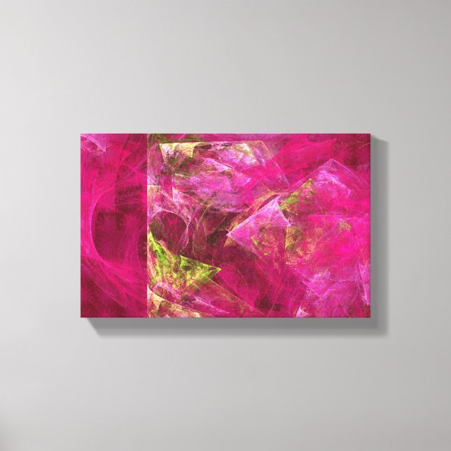 Impressão Em Tela Vinha de Morango (Frente)