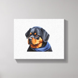 Impressão Em Tela Vinheta Canina