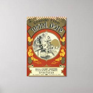 Impressão Em Tela Vinho LabelEurope de Mont Dore