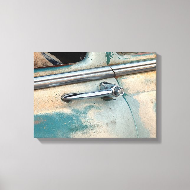 Impressão Em Tela Vintage (Frente)