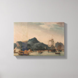 Impressão Em Tela Vintage A Resolução e Descoberta do Havaí