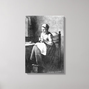 Impressão Em Tela Vintage Albert Neuhuys, A costureira