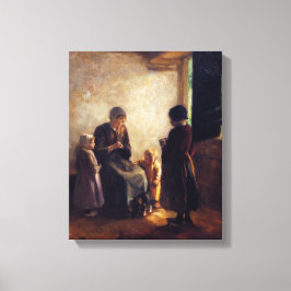 Impressão Em Tela Vintage Albert Neuhuys (A Porta Aberta)