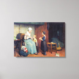 Impressão Em Tela Vintage Albert Neuhuys Garen winen