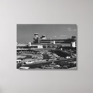 Impressão Em Tela Vintage Alemanha Berlim Aeroporto de Tegel