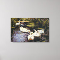 Vintage Alexander Koester Pata em um Leed Pond