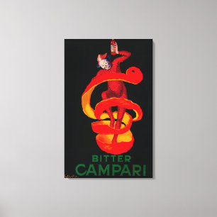 Impressão Em Tela Vintage amargo PosterEurope de Campari