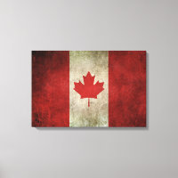 Vintage - Bandeira em apuros do Canadá