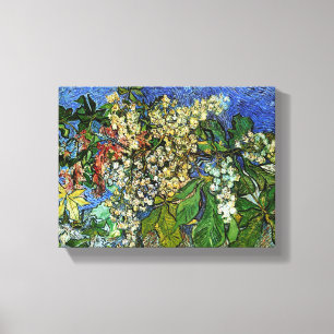 Impressão Em Tela Vintage Blossoming Chestnut Branches por Van Gogh