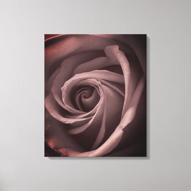 Impressão Em Tela Vintage Blush Rosa (Frente)