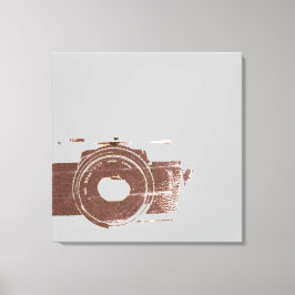 Impressão Em Tela Vintage Camera Photographer Art