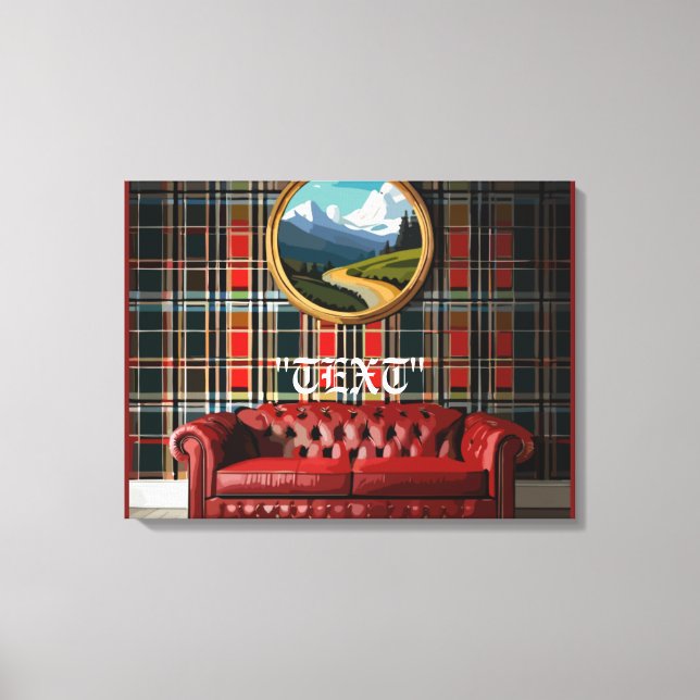 Impressão Em Tela Vintage Chic (Frente)