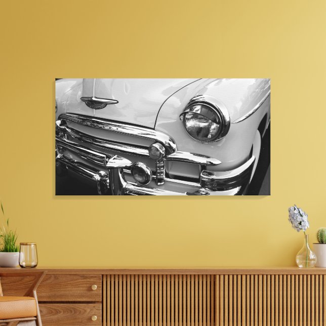 Impressão Em Tela Vintage Classic Car Chevrolet (Insitu(Sala de estar))