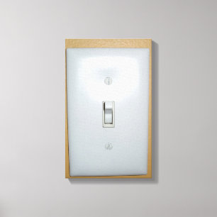 Impressão Em Tela "Vintage Electric" Light Switch Wall Art