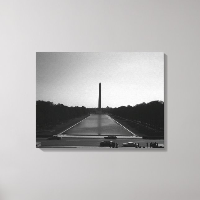 Impressão Em Tela Vintage EUA Washington Monument (Frente)