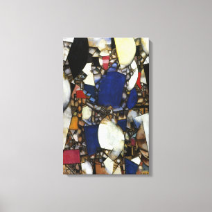 Impressão Em Tela Vintage Fernand Leger Mulher de Azul