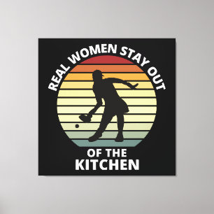 Impressão Em Tela Vintage Funny Pickleball Women