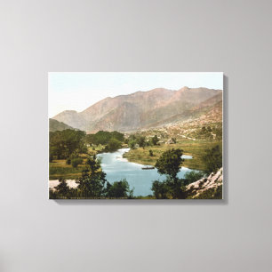 Impressão Em Tela Vintage Ireland, Killarney MacGillycuddy Reeks