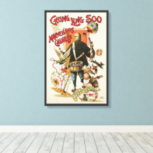 Impressão Em Tela Vintage Magic Poster, Maggie Chung Ling Soo