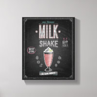 Vintage MilkShake Poster - Quadro