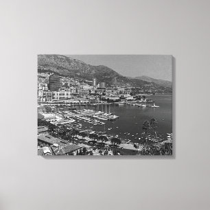 Impressão Em Tela Vintage Mônaco Monte-Carlo General view