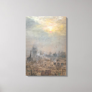 Impressão Em Tela Vintage Nova Iorque (por Glenn Cooper Henshaw)