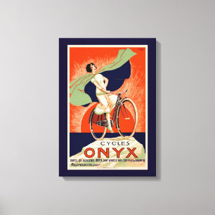 Impressão Em Tela Vintage Onyx Bicycle Advertisement