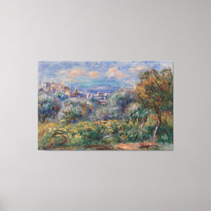 Impressão Em Tela Vintage Pierre Auguste Renoir Landscape