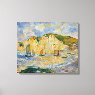 Impressão Em Tela Vintage Pierre Auguste Renoir Sea and Cliff