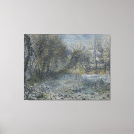 Impressão Em Tela Vintage Pierre Auguste Renoir Snow Covered Landsca